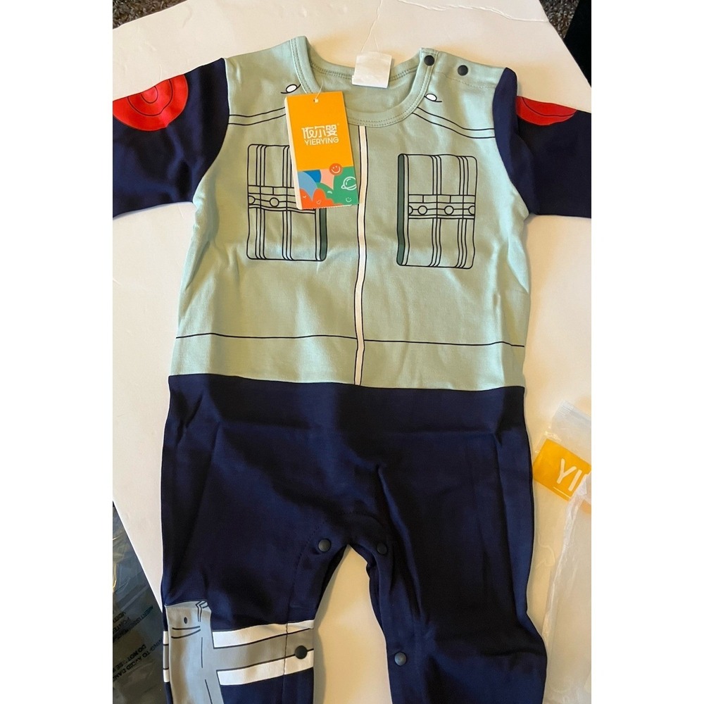 Yierying Space Alien Robot Sleeper Baby 9-12M Multicolor NWT Cosplay Romper